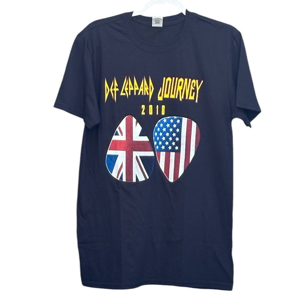 2018 Def Leppard & Journey Concert Band Tee Shirt Size M